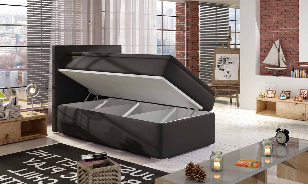 Boxspringbett Relio 90x200 mit Stauraum