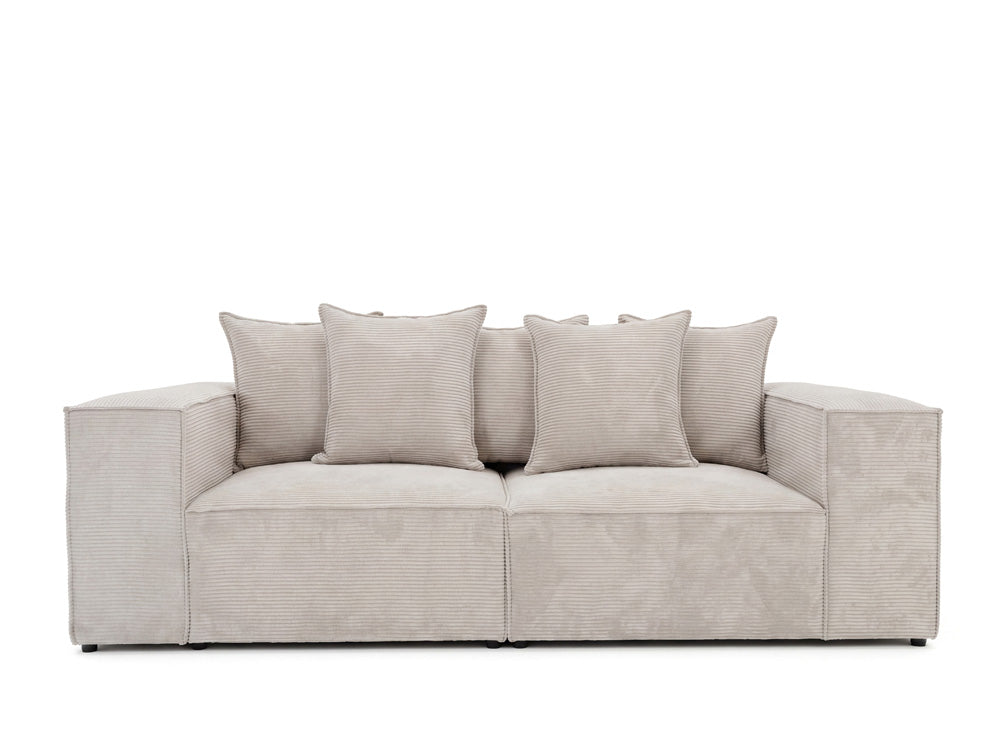Designer Sofa 3 Sitzer Largo in Cord