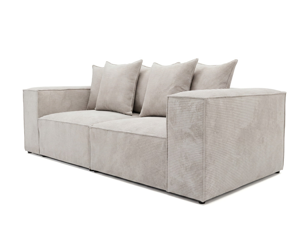 Designer Sofa 3 Sitzer Largo in Cord