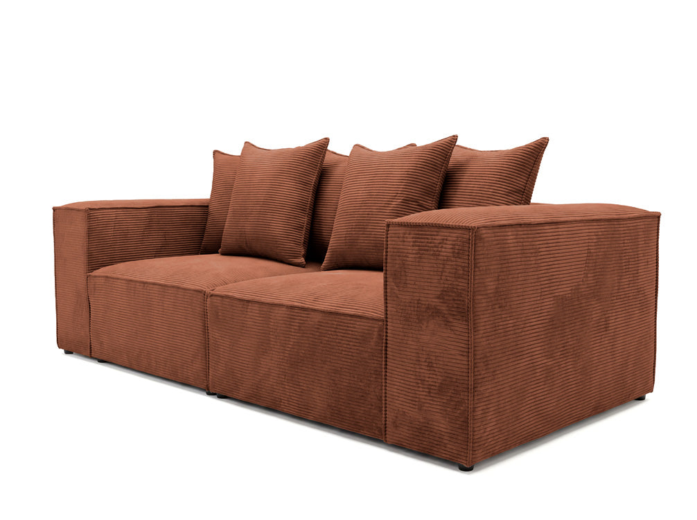 Designer Sofa 3 Sitzer Largo in Cord