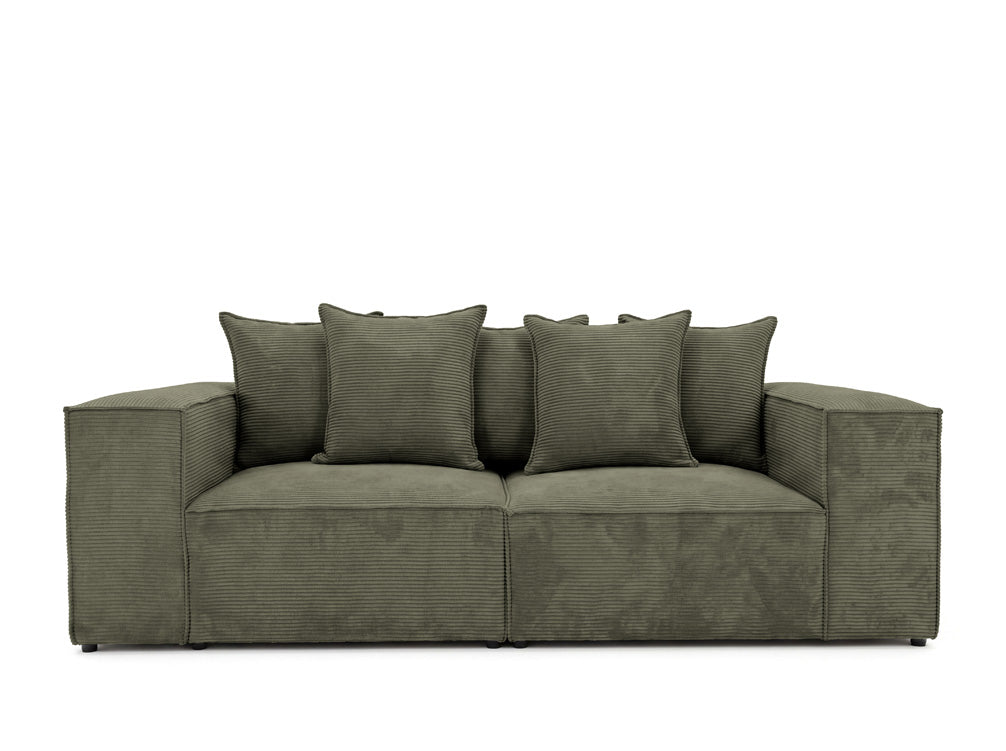 Designer Sofa 3 Sitzer Largo in Cord