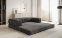 Lazy Spar-Set: 3-Sitzer + Hocker in Cord