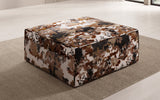 Lesley Pouf Arden Burnt Umber 42 side