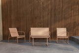 Loungeset Novara – 4-teiliges Outdoor-Set aus Stahl mit Glastisch in 2 Farben