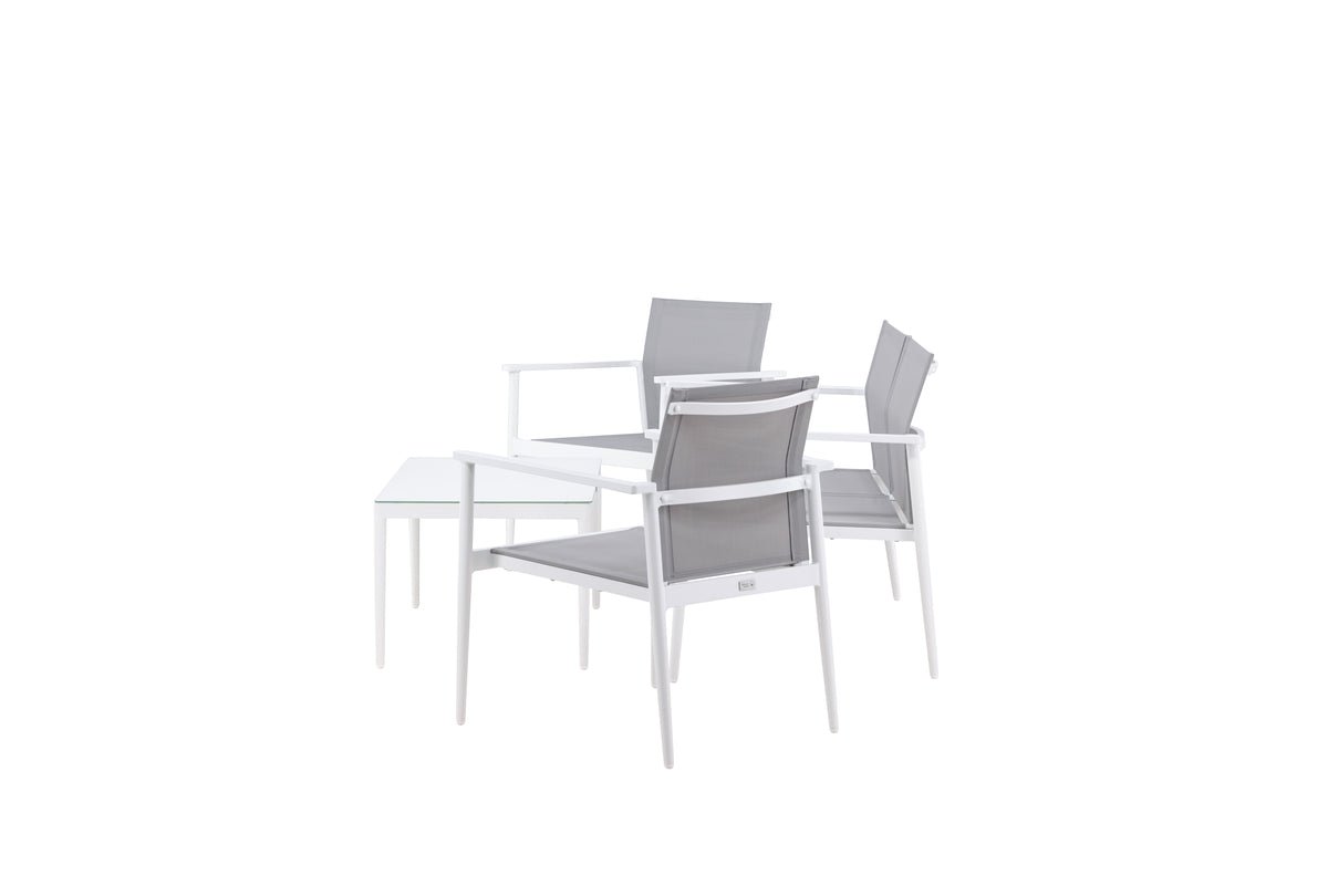 Loungeset Rugby - wahlweise in Schwarz oder Weiß/Grau