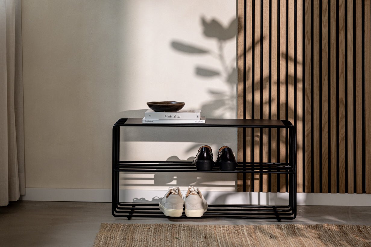 Schuhregal Neva – Metallregal mit Loft-Flair in vielen Farben