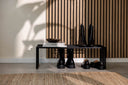 Schuhregal Bovi – Industrial Design in Schwarz, Cashew oder Weiß
