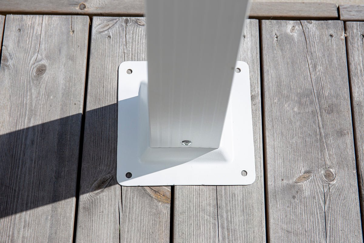 Pergola Solyx - mit weißem Polyesterdach