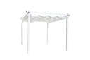 Pergola Solyx - mit weißem Polyesterdach