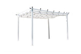 Pergola Solyx - mit weißem Polyesterdach