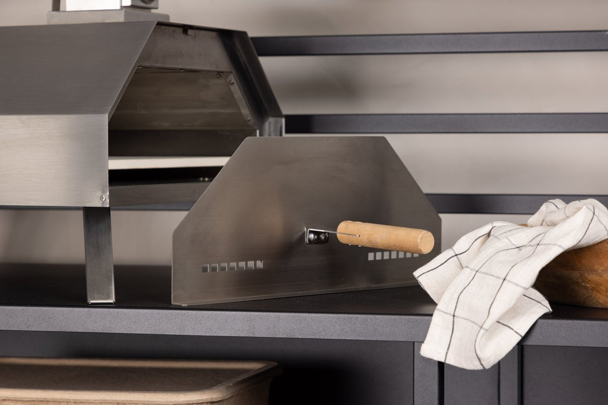 Pizzaofen Bologna - aus Stahl in Silber