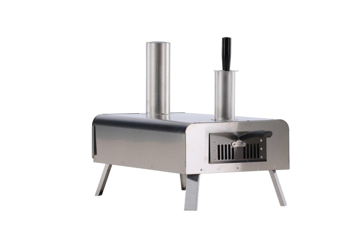 Pizzaofen Napoli - aus Stahl in Silber