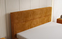 Designer Polsterbett Merry in Cord mit Stauraum