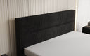 Designer Polsterbett Merry in Cord mit Stauraum