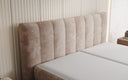 Boxspringbett Ines in Cord mit Stauraum