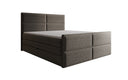 Boxspringbett Viola in Strukturstoff mit Stauraum