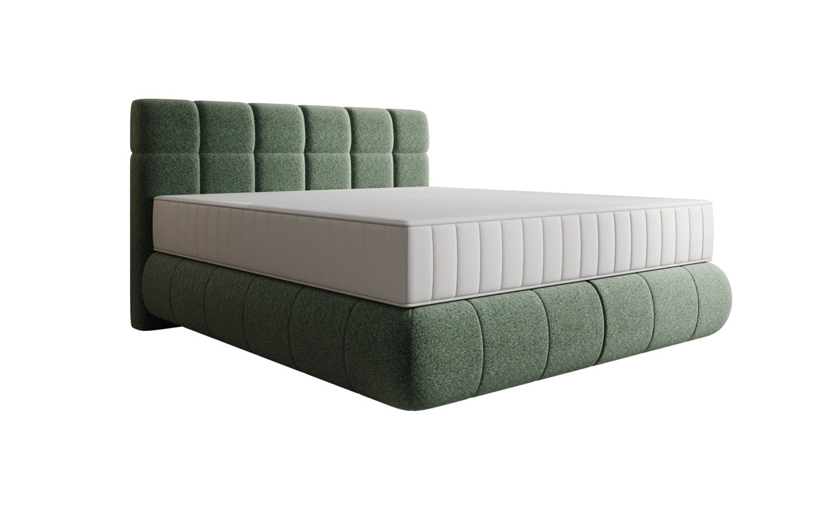 Boxspringbett Nala in Strukturstoff mit Schwebeoptik