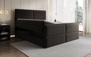 Boxspringbett Viola in Strukturstoff mit Stauraum