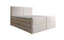Boxspringbett Viola in Strukturstoff mit Stauraum