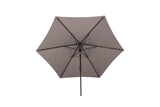 Sonnenschirm Imperia – Ø300 cm aus grauem Polyester