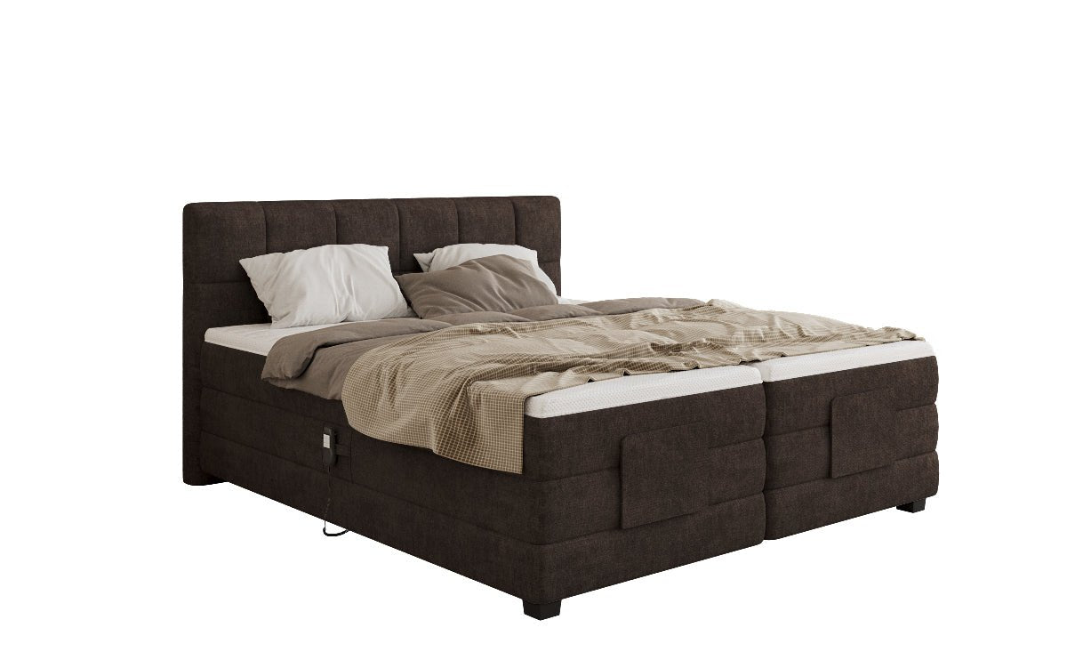 Boxspringbett Monaco - elektrisch verstellbar in Stoff