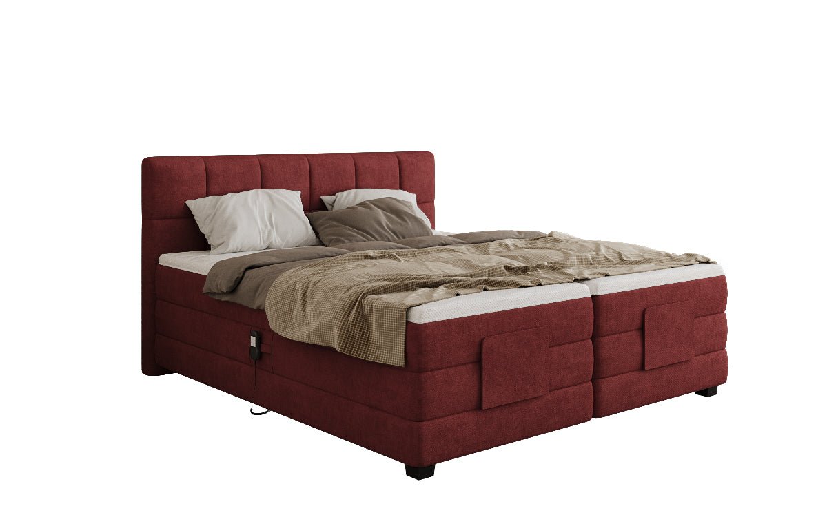 Boxspringbett Monaco - elektrisch verstellbar in Stoff