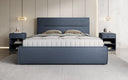 Designer Polsterbett Merry Stoff mit Stauraum