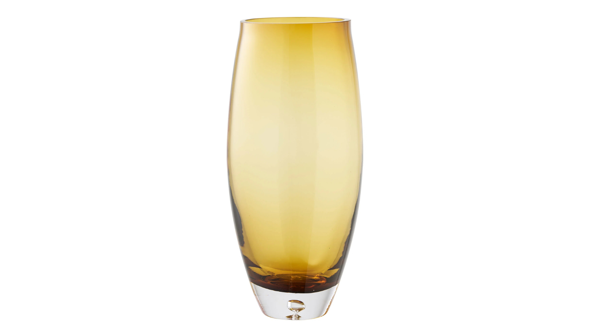 Vase Finn - aus gold-orangem Glas