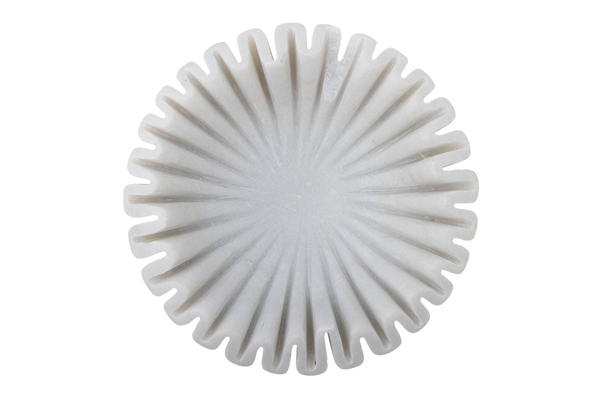 Schale Anira – handgeschnitzter weißer Marmor