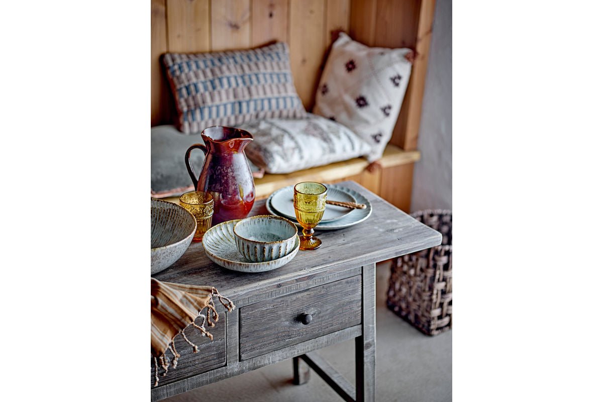 Krug Liros – Steingut mit reaktiver Glasur in Braun