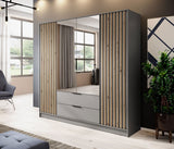 Designer Schrank Niro 206 cm - Luxusbetten24