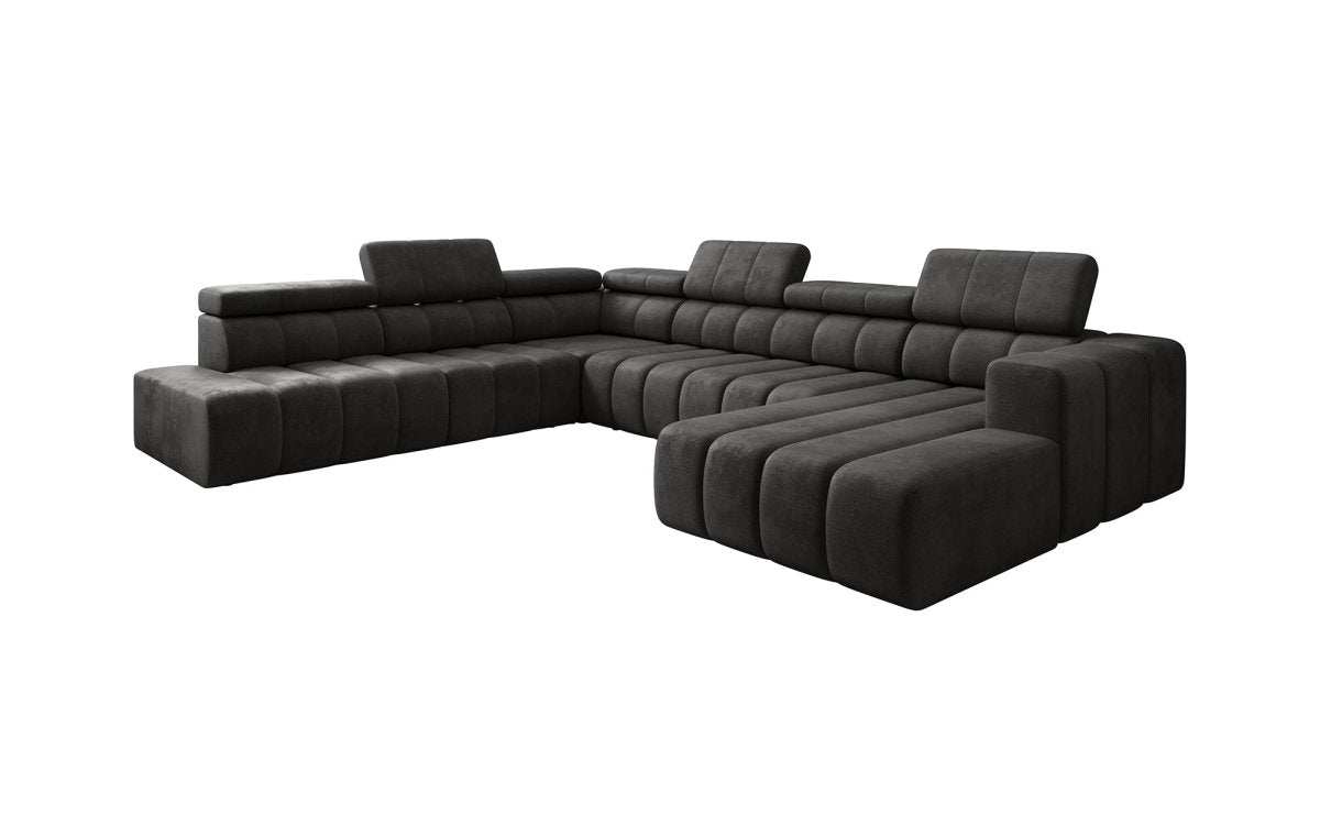 Designer Sofa Aurora Maxi mit elektrischer Sitzerweiterung - Luxusbetten24