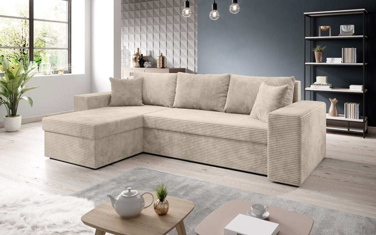 Designer Sofa Denver mit Schlaf - und Klappfunktion - Luxusbetten24