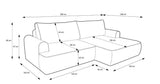 Designer Sofa Onelio mit Stauraum und Schlaffunktion - Luxusbetten24