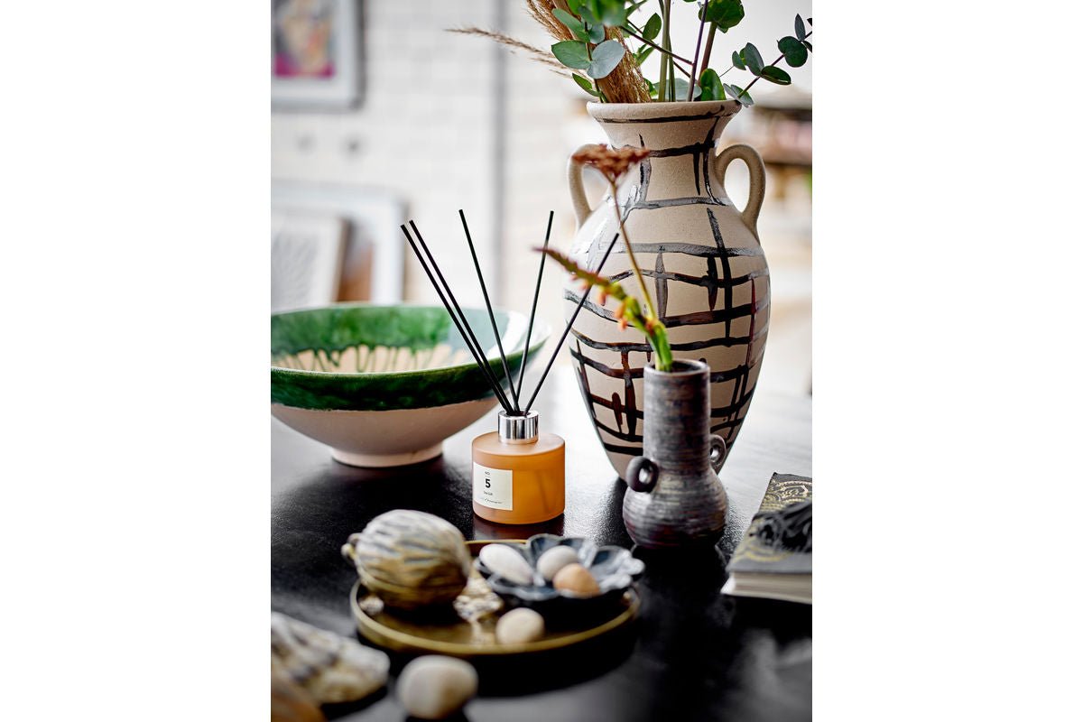 Vase „Alura“ – Schwarzes Steingut