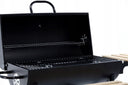 Holzkohlegrill BarrelPro – Grillwagen mit Deckel, Thermometer & Ablagen