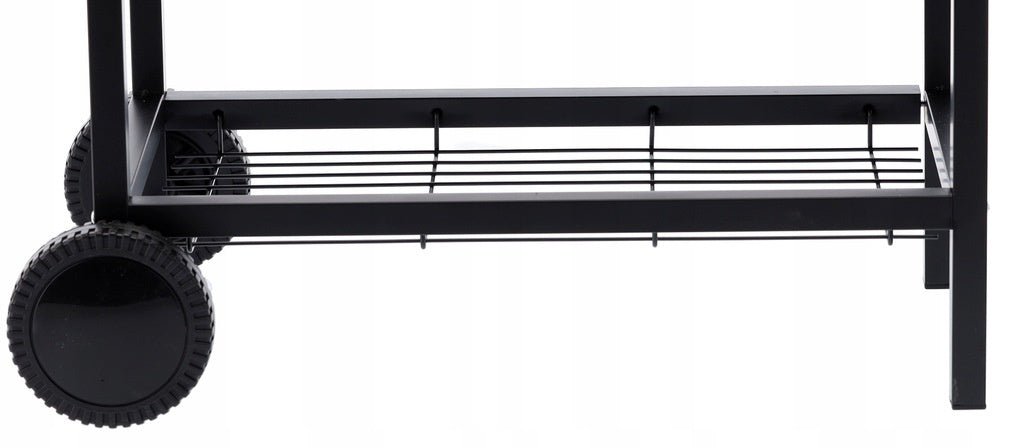 Holzkohlegrill BarrelPro – Grillwagen mit Deckel, Thermometer & Ablagen