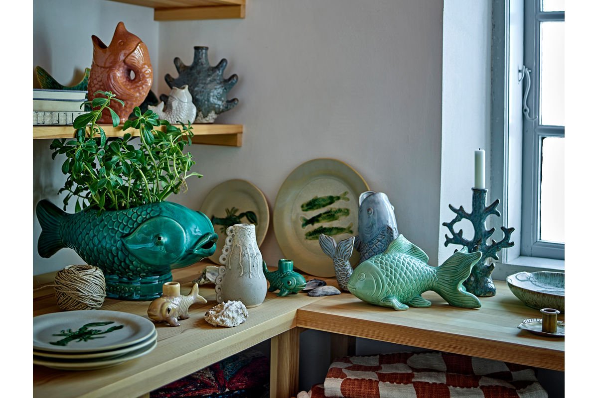 Vase „Nerio“ – Braunes Steingut