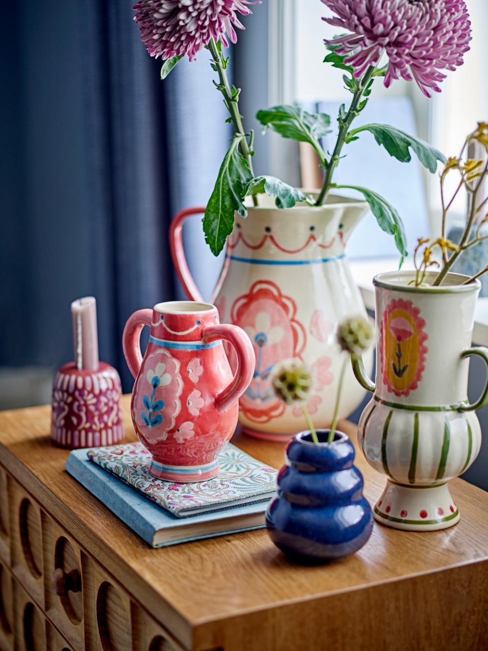 Vase Lilam - Bunt, aus Steingut