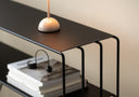 Kommode Ria – Metall-Design mit zwei Ablagen