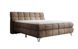Boxspringbett Milla Cord in Braun (Poso 006) – Freisteller