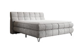 Boxspringbett Milla Cord in Hellgrau (Poso 055) – Freisteller