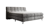 Boxspringbett Milla Cord in Grau (Poso 060) – Freisteller