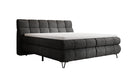 Boxspringbett Milla Cord in Schwarz (Poso 135) – Freisteller