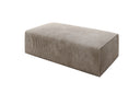 Beistellhocker Vasto in Cord – Beige