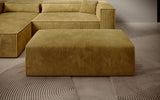 Beistellhocker Vasto in Cord – Safran