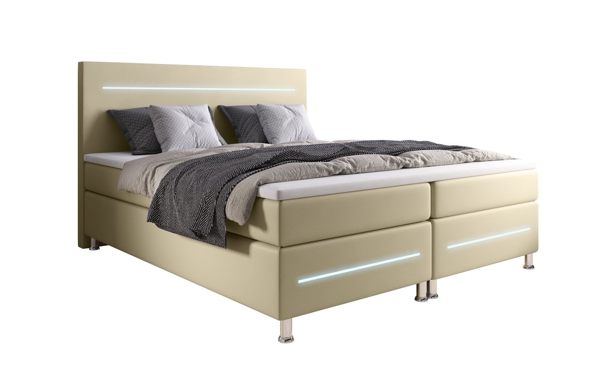 OUTLET - Boxspringbett Sejour mit LED - Luxusbetten24