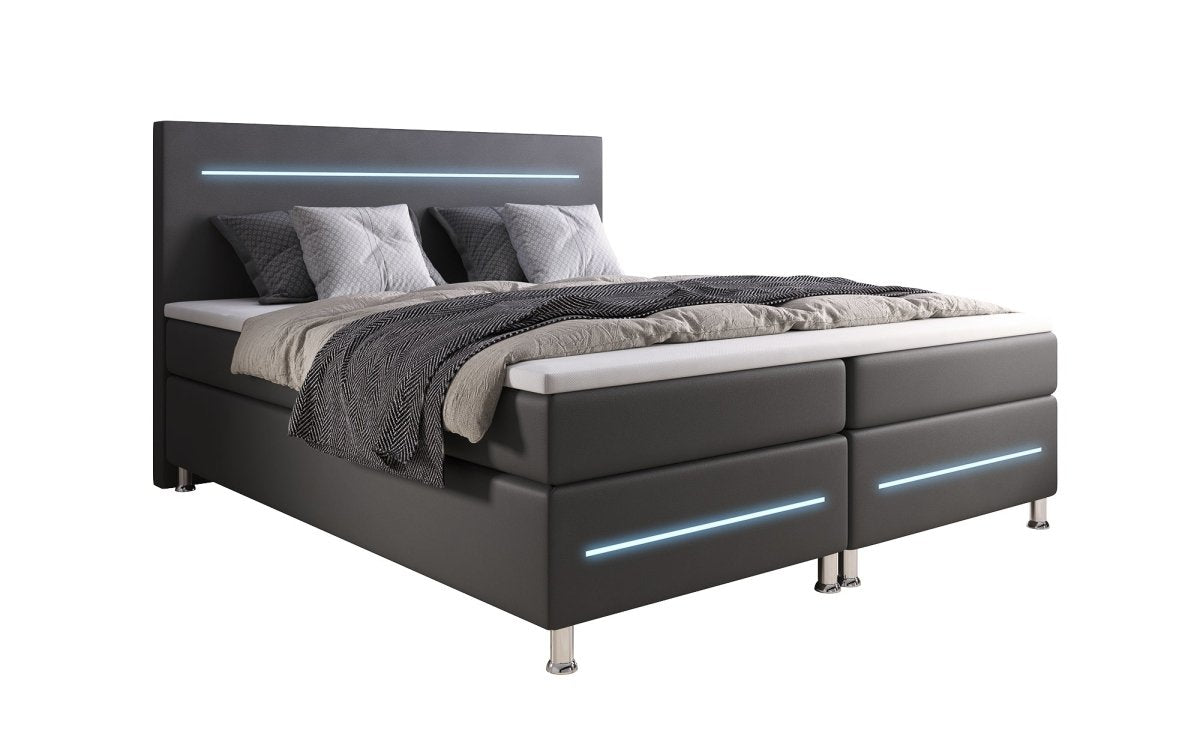 OUTLET - Boxspringbett Sejour mit LED - Luxusbetten24