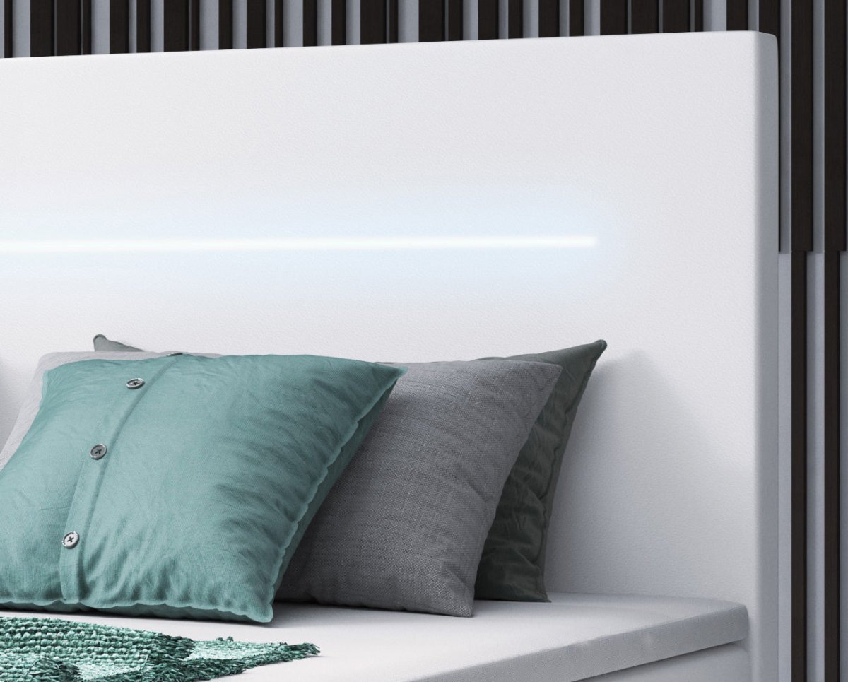 OUTLET - Boxspringbett Sejour mit LED u. Stauraum - Luxusbetten24