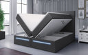 OUTLET - Boxspringbett Sejour mit LED u. Stauraum - Luxusbetten24